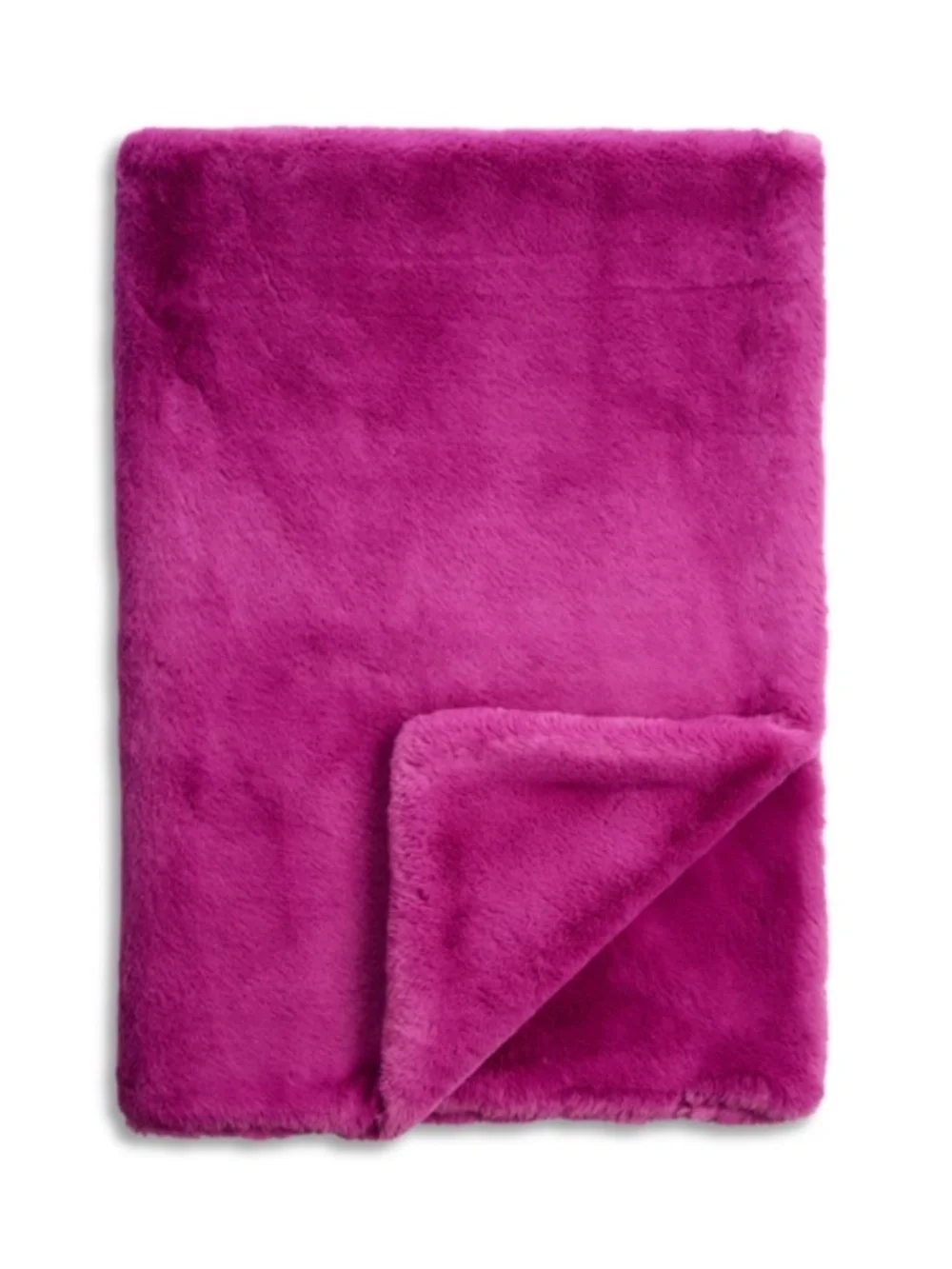 Aqua Double Sided Rex Rabbit Faux Fur Throw 50X70 raspberry 197900259307